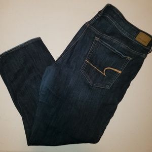 Womens artist cropped jeans price firm